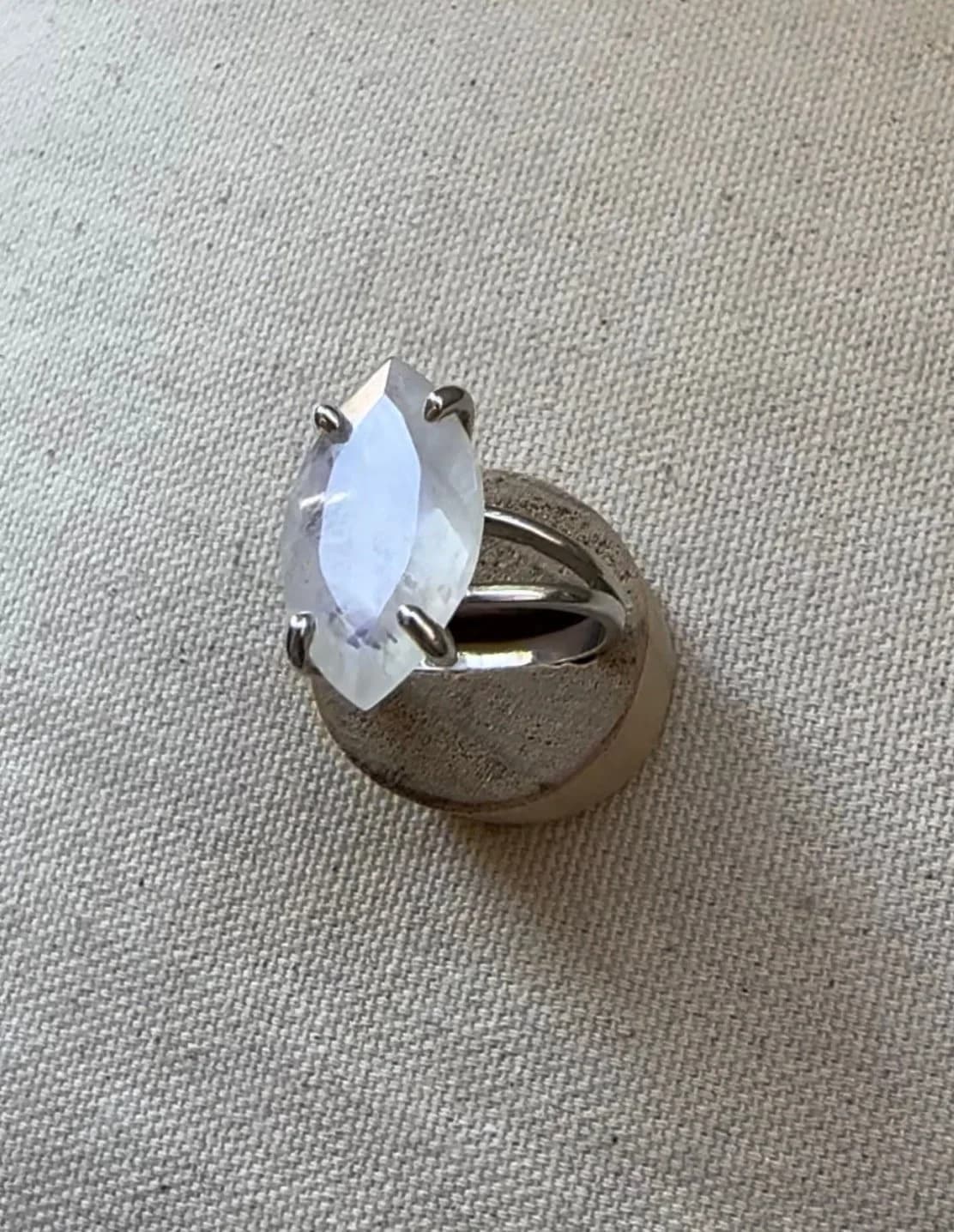 MOONSTONE MARQUISE RING